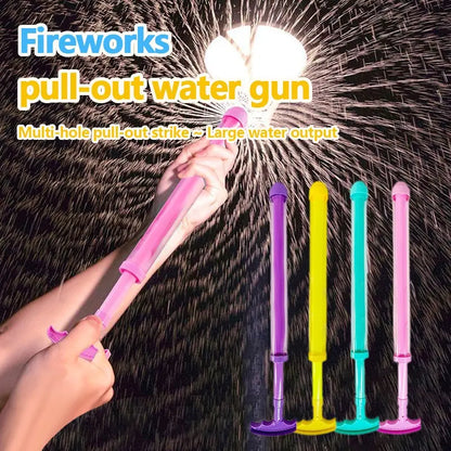 Random Color Firework Water Guns, Bulk Spray Water Guns, Outdoor Summer Pool Party Toy, 360 Degree Spraying Dual Nozzle, Outdoor Water Soaker, Waterblaster